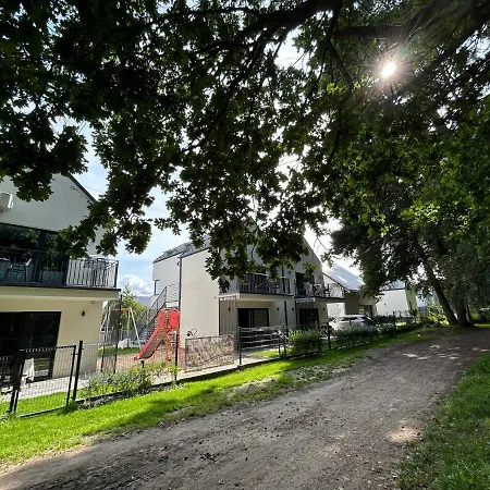 アパート W Sam By Klif Ustka- Dwupoziomy Z Klimatyzacja Ul Poswiatowskiej 42 ウストカ