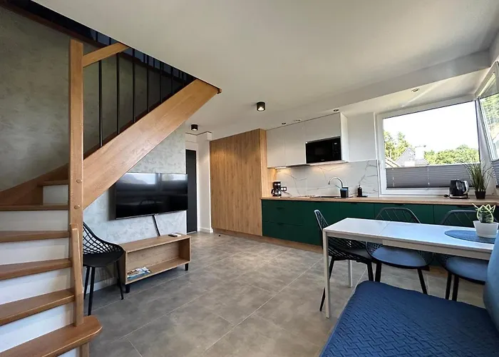 דירה W Sam By Klif Ustka- Dwupoziomy Z Klimatyzacja Ul Poswiatowskiej 42 *