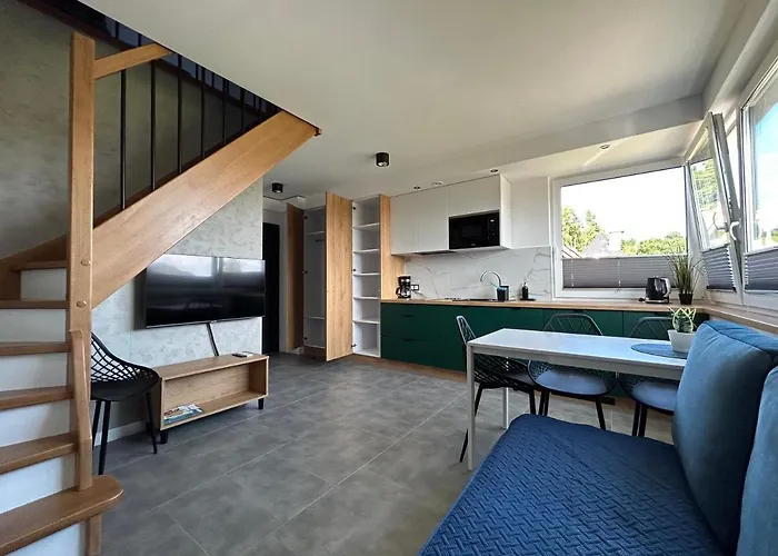 דירה W Sam By Klif Ustka- Dwupoziomy Z Klimatyzacja Ul Poswiatowskiej 42 אוסטקה