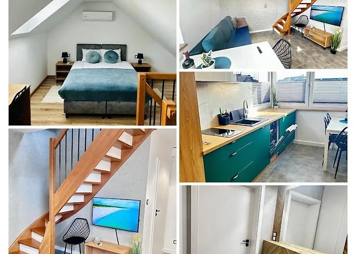 דירה W Sam By Klif Ustka- Dwupoziomy Z Klimatyzacja Ul Poswiatowskiej 42 אוסטקה